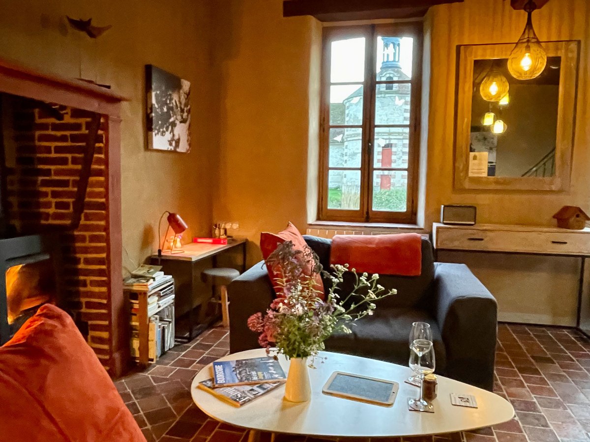 Salon du gîte Le coin salon du gîte